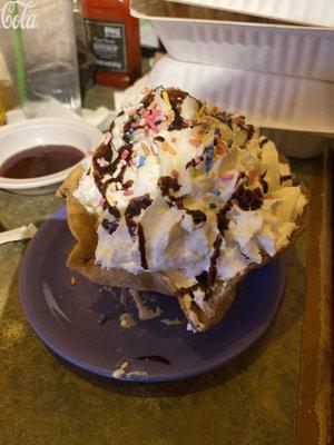 Fried ice cream