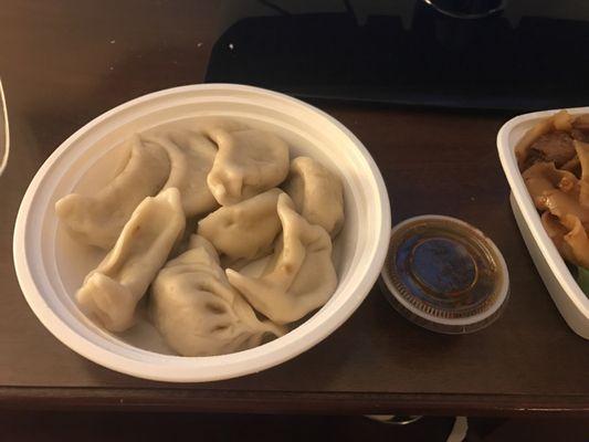 Take out steamed dumplings