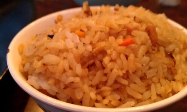 Fried rice that was flipped so many times before reaching me. Chef got lots of tricks