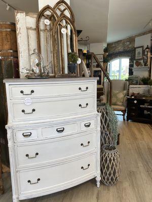 Vintage refinished dresser