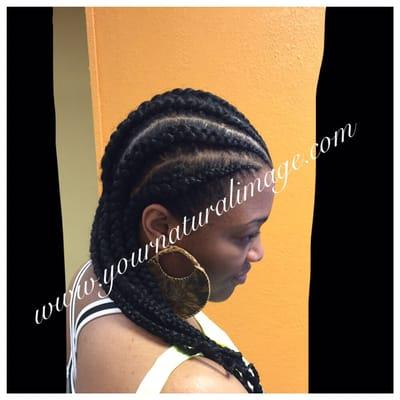 Cornrows stylist LaShaun