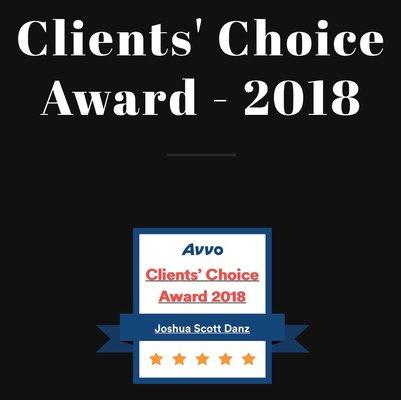 Clients' Choice Award 2018- 5 Star