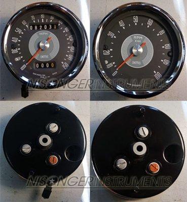 triumph bonneville speedo and tach gauges