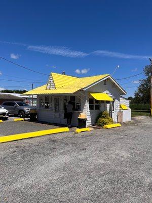 Separate shack for frozen custard and shakes.