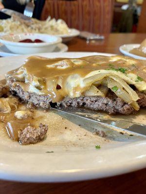 Philly Cheesesteak Chop dinner