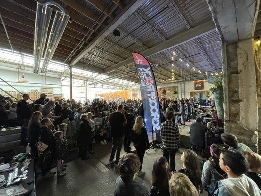 School of Rock Hockessin students perform their seasonal concert at The Creamery in Kennett Square.