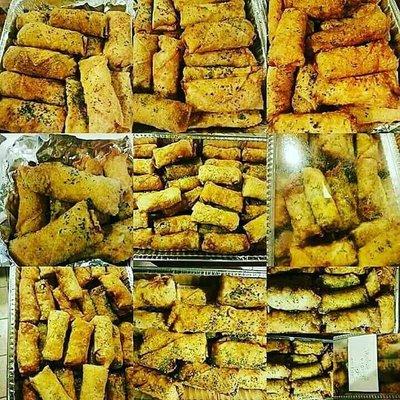 Over 15 different Egg Roll Flavors