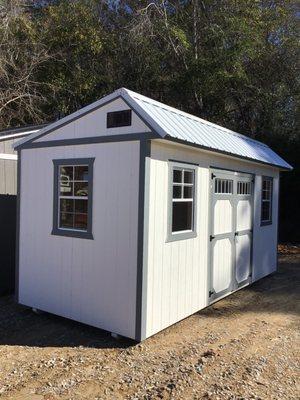 8x18 Painted Cottage Shed