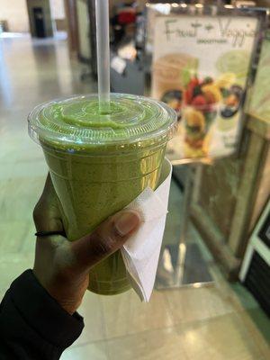 Peach Mango Smoothie (with Spinach)