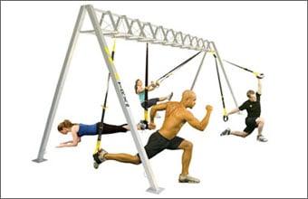 Try TRX - a unique suspension training workout that targets your CORE with every move!