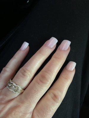 Mindy's Nails-Thank You Tommy! So nice to have nails after a year!