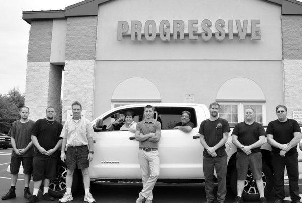 Meet the crew... from left to right Clint, Jonathan, Bill, Marcy, Austin, Jay, Paul, Mike, & Kirk.