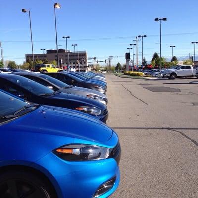 Cars on the lot at Ken Garff