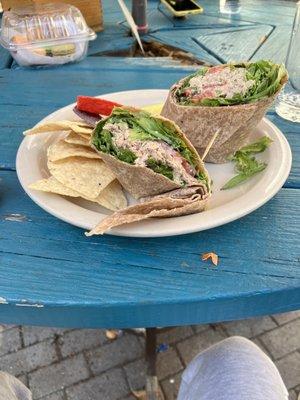 Tuna salad wrap