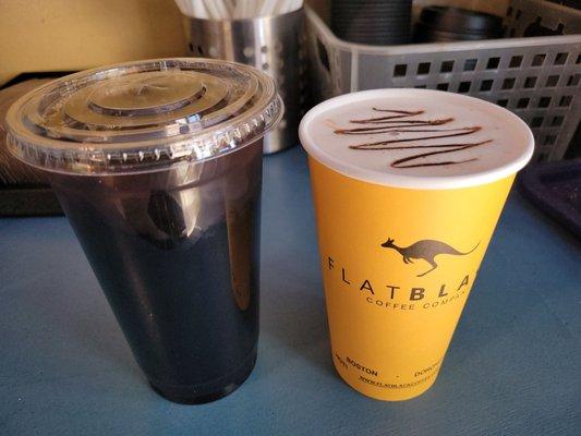 Cold brew and hot chocolate!