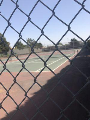 Tennis courts