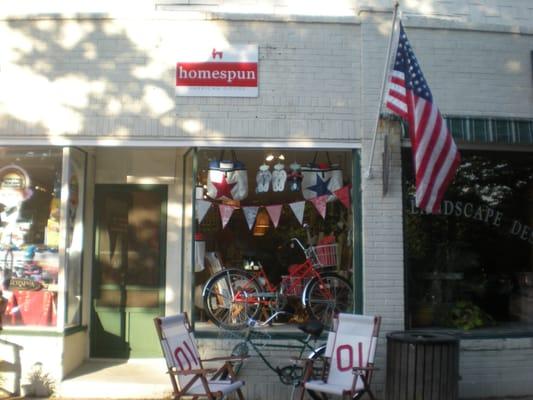 Homespun is located in downtown Quogue at 142 Jessup Avenue