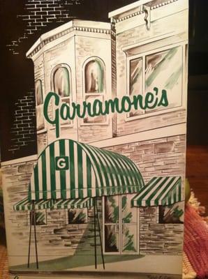 Garramone's menu from 1948.