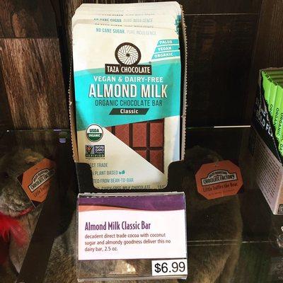 Vegan Almond Milk Bar: gluten-free, dairy-free, organic, and Kosher!