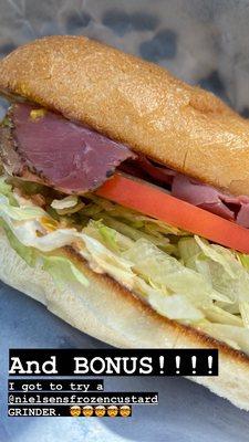 Pastrami grinder