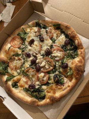 Greek pizza