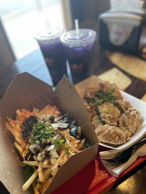 BANH MI FRIES CILANTRO PARM TARO HORCHATA