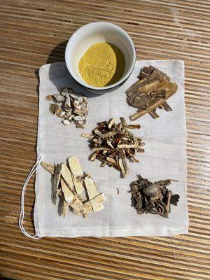 A Chinese Herbal formula to treat the eyes.