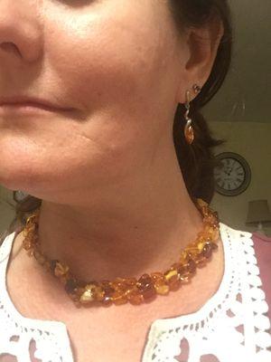 Amber jewelry has natural healing powers read up on Baltic Amber Jewelry.  I notice a difference with my arthritics.