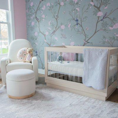 acrylic crib, convertible baby crib, toddler bed conversion kit, nursery furniture LA, modern nursery furniture, BABYLETTO