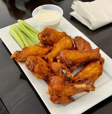 Big and juicy chicken wings