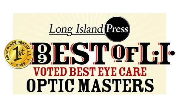 voted the best eyecare store on long island