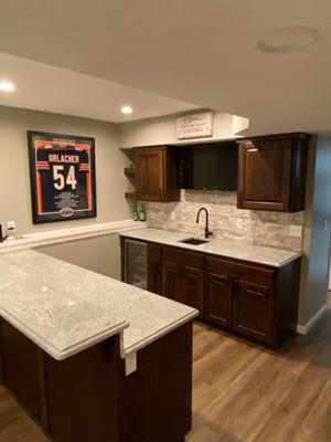 Basement Bar Area