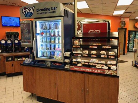 f'real Milk Shakes & Warm Food Options