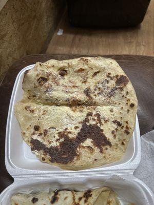 Baleadas sin frijoles que orribles