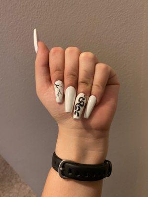 My left hand's nails