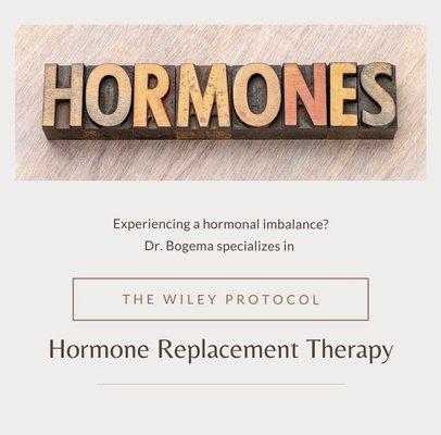 Ask us about hormone replacement therapy