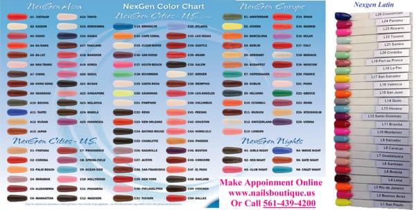 156 Colors Of Nexgen (Dipping Powder)