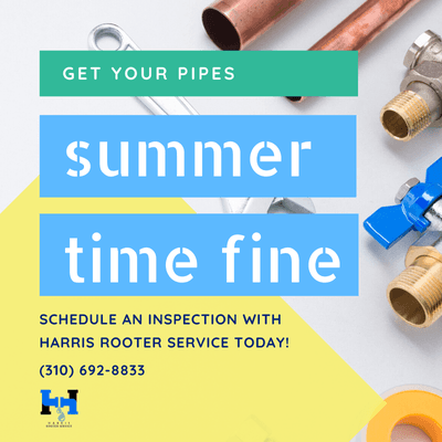 Are your pipes and drains ready for summer?