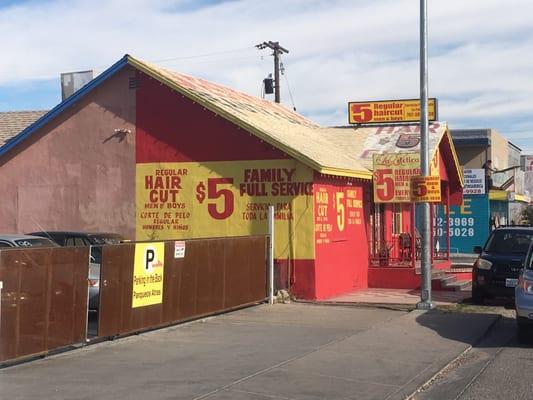 If you can't see this building and the five dollar sign doesn't jump out at you, then you don't deserve a five dollar haircut!