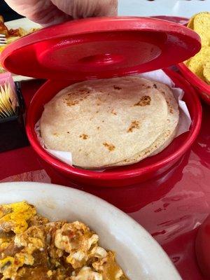 Scrumptious flour tortillas