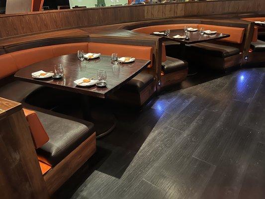 Booth Reupholstery For Shushi Samba