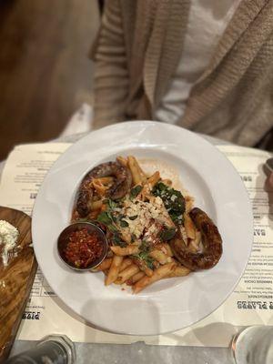 PENNE ALLA ARRABBIATA with SAUSAGE