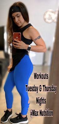 Full body Workout Thursday Night at 7pm!  Join me for an amazing fat burning workout.