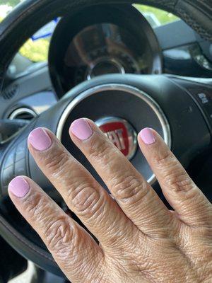 Nails pink!