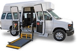 Handicap accessible vehicles (by request)