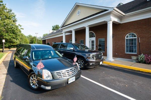 Hearse and Lead Car