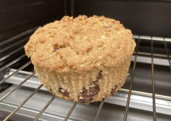 Toaster oven to heat. Meredith's Almond Joy Muffin definitely a favorite! Breakfast Treat 05/19/24