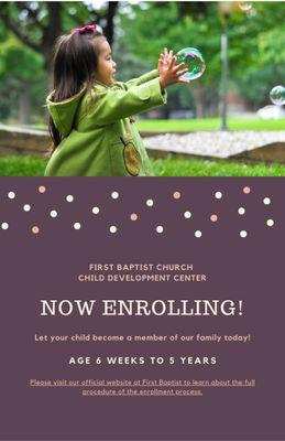 Now Enrolling!!