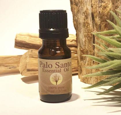 Palo Santo wood and essential oil