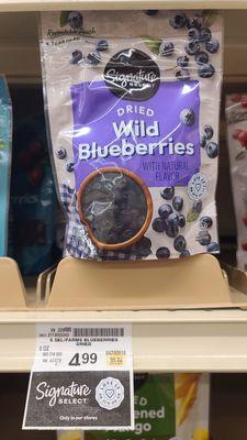 Dried Wild Blueberries 5 oz ($4.99)  07-12-2024